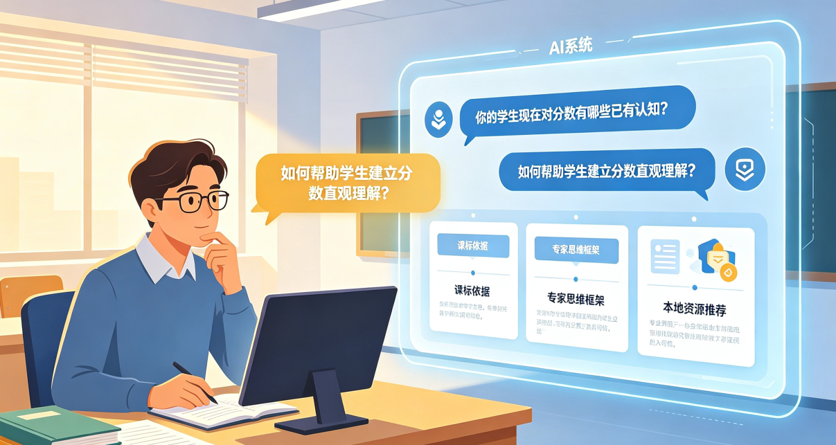 当AI数智教研员成为教师备课的“思考伙伴”
