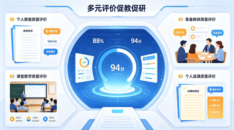 AI数智教研员多元评价让教学改进有据可依